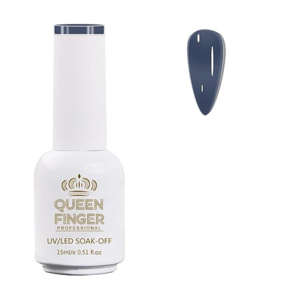 GV478 QUEENFINGER Gel Nail Polish 1 Pcs 15ml Soak Off Spring Gel Polish Nail Art Manicure Salon DIY Gel Nail Design Decoration at Home Uv Nail Lamp Needed (1-100)
