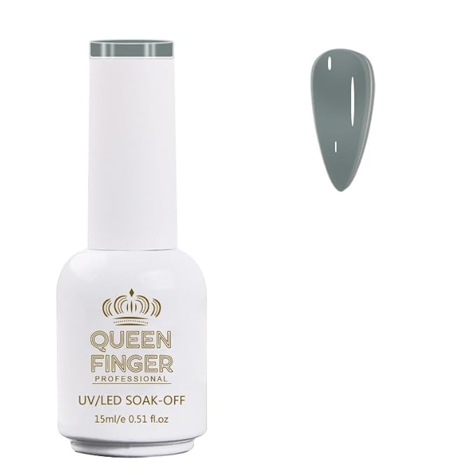 GV478 QUEENFINGER Gel Nail Polish 1 Pcs 15ml Soak Off Spring Gel Polish Nail Art Manicure Salon DIY Gel Nail Design Decoration at Home Uv Nail Lamp Needed (1-100)