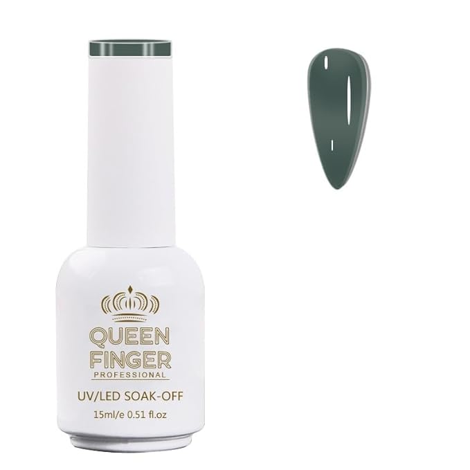 GV478 QUEENFINGER Gel Nail Polish 1 Pcs 15ml Soak Off Spring Gel Polish Nail Art Manicure Salon DIY Gel Nail Design Decoration at Home Uv Nail Lamp Needed (1-100)