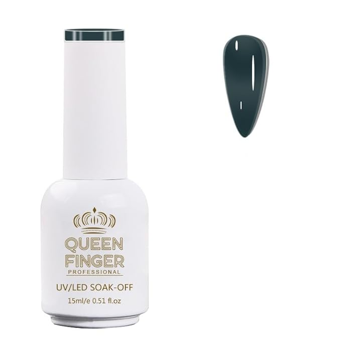 GV478 QUEENFINGER Gel Nail Polish 1 Pcs 15ml Soak Off Spring Gel Polish Nail Art Manicure Salon DIY Gel Nail Design Decoration at Home Uv Nail Lamp Needed (1-100)