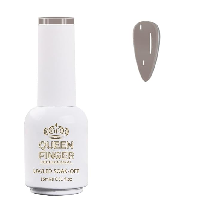 GV478 QUEENFINGER Gel Nail Polish 1 Pcs 15ml Soak Off Spring Gel Polish Nail Art Manicure Salon DIY Gel Nail Design Decoration at Home Uv Nail Lamp Needed (1-100)