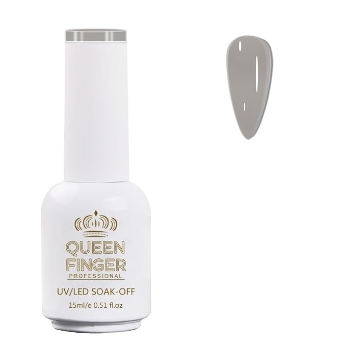 GV478 QUEENFINGER Gel Nail Polish 1 Pcs 15ml Soak Off Spring Gel Polish Nail Art Manicure Salon DIY Gel Nail Design Decoration at Home Uv Nail Lamp Needed (1-100)