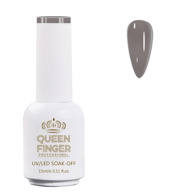 GV478 QUEENFINGER Gel Nail Polish 1 Pcs 15ml Soak Off Spring Gel Polish Nail Art Manicure Salon DIY Gel Nail Design Decoration at Home Uv Nail Lamp Needed (1-100)