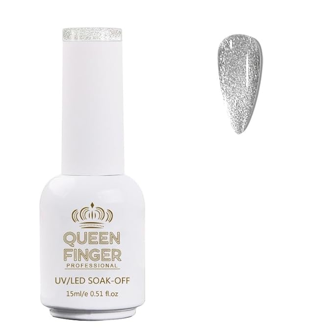 GV478 QUEENFINGER Gel Nail Polish 1 Pcs 15ml Soak Off Spring Gel Polish Nail Art Manicure Salon DIY Gel Nail Design Decoration at Home Uv Nail Lamp Needed (1-100)