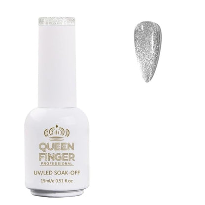 GV478 QUEENFINGER Gel Nail Polish 1 Pcs 15ml Soak Off Spring Gel Polish Nail Art Manicure Salon DIY Gel Nail Design Decoration at Home Uv Nail Lamp Needed (1-100)