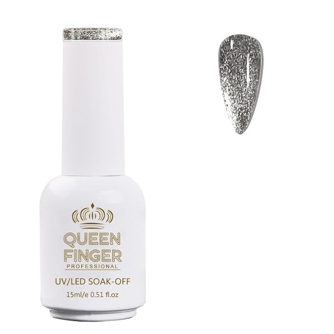 GV478 QUEENFINGER Gel Nail Polish 1 Pcs 15ml Soak Off Spring Gel Polish Nail Art Manicure Salon DIY Gel Nail Design Decoration at Home Uv Nail Lamp Needed (1-100)