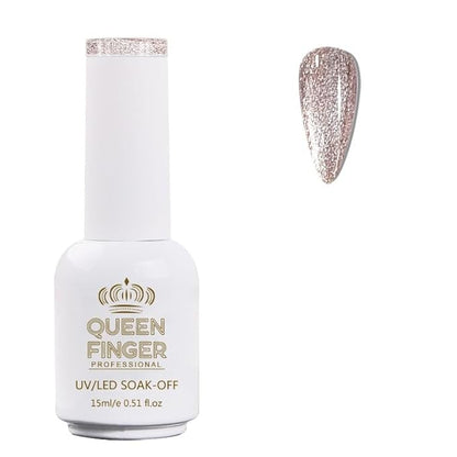 GV478 QUEENFINGER Gel Nail Polish 1 Pcs 15ml Soak Off Spring Gel Polish Nail Art Manicure Salon DIY Gel Nail Design Decoration at Home Uv Nail Lamp Needed (1-100)