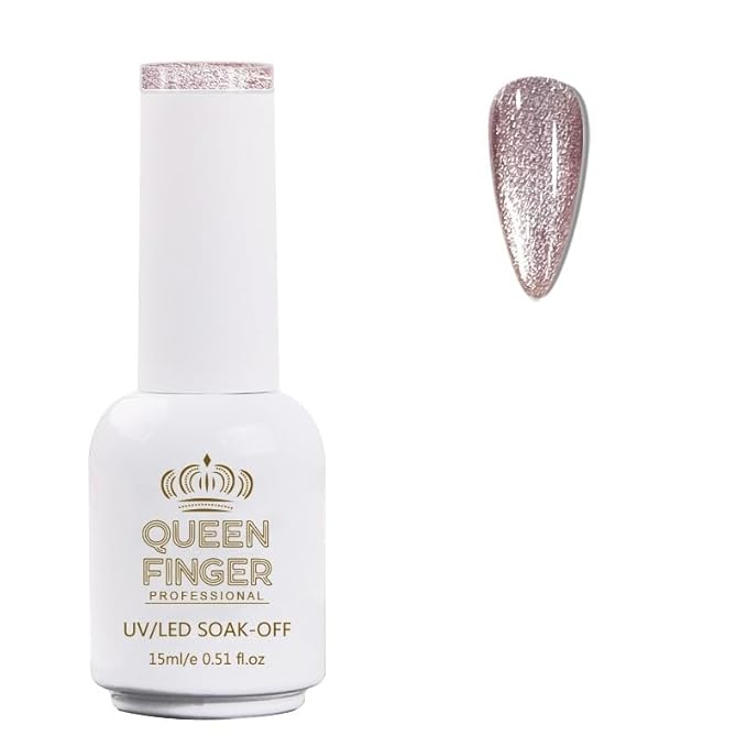 GV478 QUEENFINGER Gel Nail Polish 1 Pcs 15ml Soak Off Spring Gel Polish Nail Art Manicure Salon DIY Gel Nail Design Decoration at Home Uv Nail Lamp Needed (1-100)