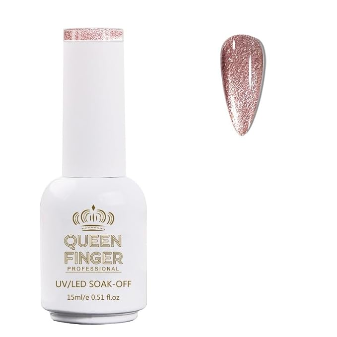 GV478 QUEENFINGER Gel Nail Polish 1 Pcs 15ml Soak Off Spring Gel Polish Nail Art Manicure Salon DIY Gel Nail Design Decoration at Home Uv Nail Lamp Needed (1-100)