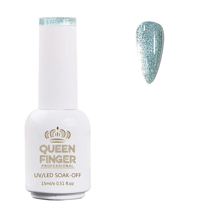 GV478 QUEENFINGER Gel Nail Polish 1 Pcs 15ml Soak Off Spring Gel Polish Nail Art Manicure Salon DIY Gel Nail Design Decoration at Home Uv Nail Lamp Needed (1-100)