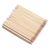 GV479 Borogo 100 Pcs Orange Wood Nail Sticks Double Sided Multi Functional Cuticle Pusher Remover Manicure Pedicure Tool for Manicure Pedicure