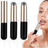 GV499 INOG 2pcs Silicone LipBrush SiliconeLip Applicator with Cap Elastic Silicone Lip Balm Applicatorr Reusable LipMask Applicator Lips Smudge Brush for Lipstick LipGloss LipTint Lip Mask LipMakeup Brush (Black)