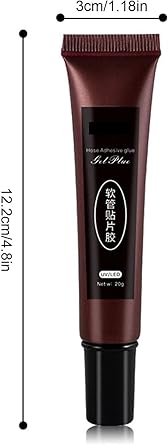GV538 INOG Gel Nail Glue - 20ML Solid Gel for Soft Tips, Multifunctional Professional Tools, Strong Adhesive for Rhinestones, Charms and Gems