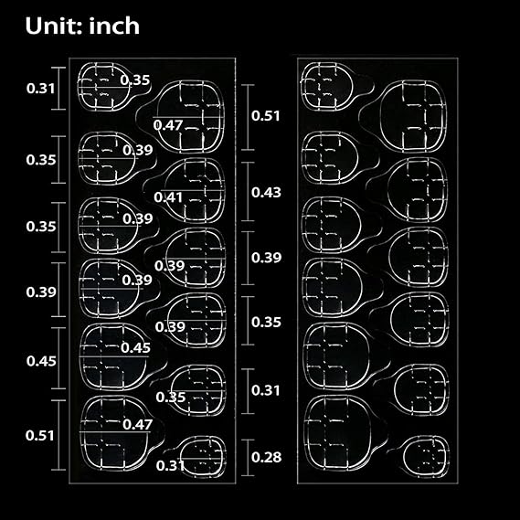 GV544 INOG 10 Sheet(240Pcs)Double-Sided Nail Tab Self-Adhesive Sticker, False Nail Glue Jelly Gel Tape Adhesive Tabs Nail Glue Transparent Flexible Adhesive Fake Nails Tabs Sticker, 11 Cm, 5 Cm