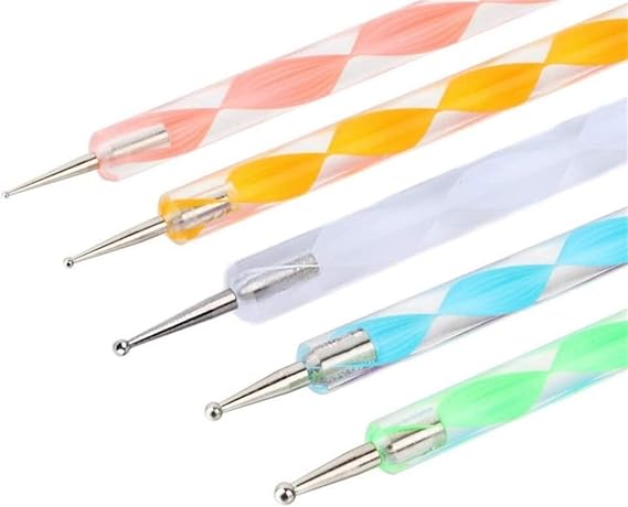 GV567 INOG Mandala Dotting Tools for Painting, Rock Paint Kits, Nail Art, Polymer Clay, DIY Supplies with Ball Stylus Dot Pen, Metal Modelling Ball Tool 13 PCS (8 Pcs Mandala Tool & 5 Pcs Dotting Tool)