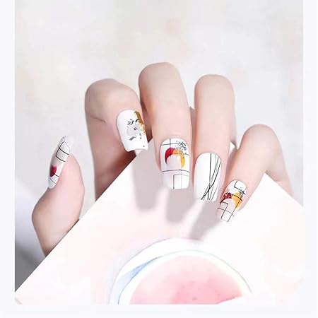 GV572 INOG 6 Colors Spider Gel, New Upgraded Matrices Spider Gel with 3pcs Nail Art Brushes, Nail Designs Gel Paint Wire Drawing Gel Polish for Line (White Black Red Blue Gold Silver)