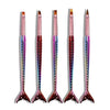 GV573 INOG 5Pcs Acrylic Nail Art Brush Set Mermaid Handle Nail Flower Painting Pen Nail Gradient Brushes UV Gel Builder Manicure DIY Tools