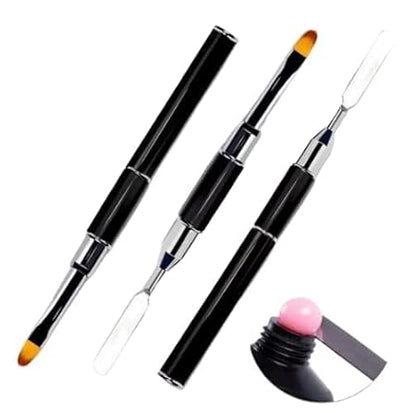 GV579 INOG Acrylic Nail Kit Nail Art Tool for Beginners and Professional, Nail Clipper, Fake Nail Tips, LED Nail Lamp, Polygel Brush, Nail File, Dotting tool, Nail Stickers For Nails Extension Kit