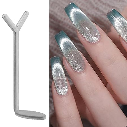 GV611 1PCS Nail Magnet Cat Eye Magnet Y Shape Cat Eye for Nail Art | Manicure Accessories for Salon at Home, Prosthesis Solution and Nail Polish for Beginners and Experts (Small)