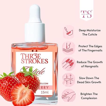 GV708 THR3E STROKES 3 Pcs 15Ml No Wipe Gel Top Coat And Base Coat Set With Cuticle Oil - Soak Off Led Nail Lamp Gel Base Top Coat Finish Nail Art Design For Women(Require uv lamp for drying)