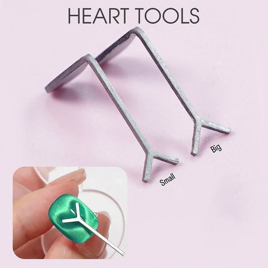GV852 Heart Shape Nail Art Tool – Metal Press Tool for 3D Heart Designs (Small)