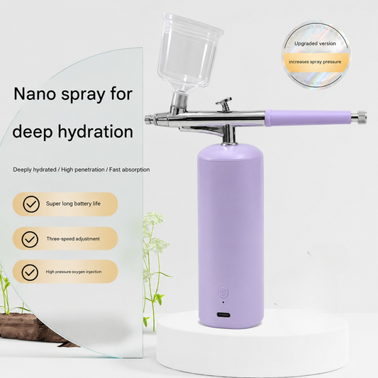 GV1082 YSM Portable Nail Airbrush Machine Kit USB Rechargeable Cordless Spray Gun for Nail Art