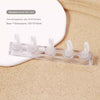 GV896 Magnetic Nail Tip Display Stand with 5 Holders – Acrylic Practice Base for Nail Art