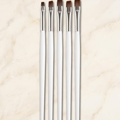GV1025 5 PCS Nail Art Brush Set – Professional Nail Design Brushes Kit Color may Vary