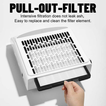 GV576 1Pcs Professional Nail Dust Collector – High-Power Vacuum Suction for Manicure & Pedicure Color may Vary