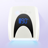 GV1124 Rechargeable UV LED Nail Lamp 72W – Cordless Portable Nail Dryer with 10S/30S/60S/90S Timer for Gel Polish & Nail Art