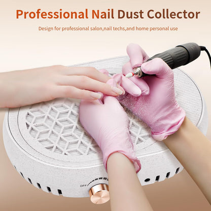 GV1125 Professional Nail Dust Collector SC808-1 – Electric Nail Dust Vacuum Extractor for Manicure & Nail Salon