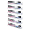 GV788 THR3E STROKES Acrylic Nail Polish Display Stand, 2-Pack Wall Mount Rack Shelf, Floating Ledges Cosmetic Organiser for Shop Display