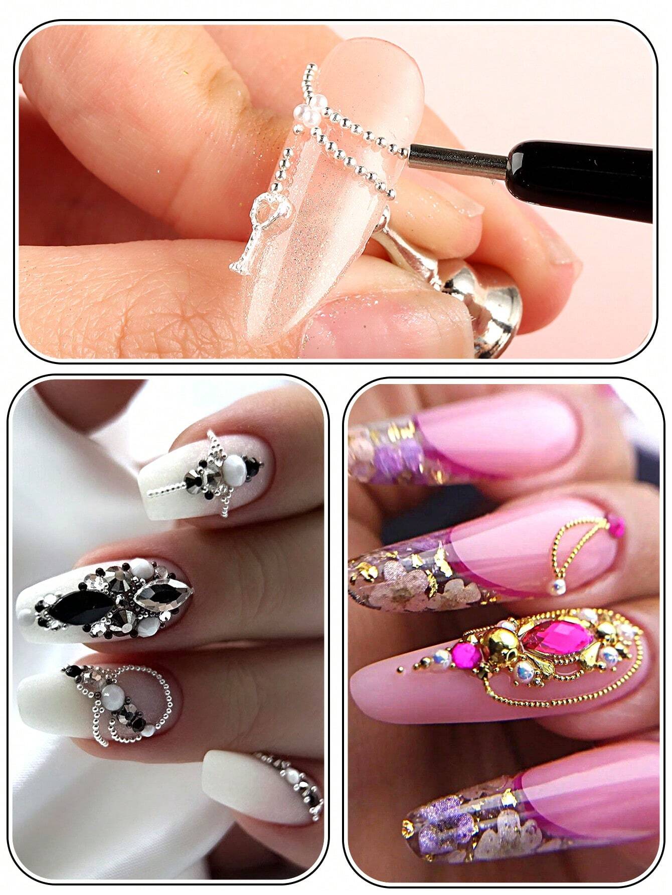 GV678 Nail Art Dotting Pen Tool – Black Handle