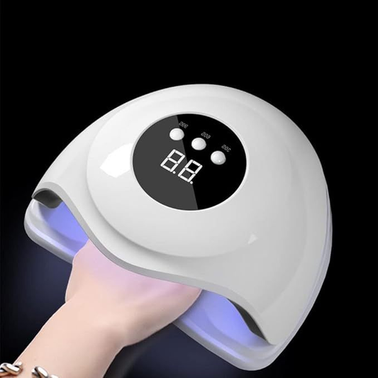 GV664 UV Gel Nail Lamp 72W – Professional Gel Nail Dryer with Auto Sensor & 3 Timers LCD Display