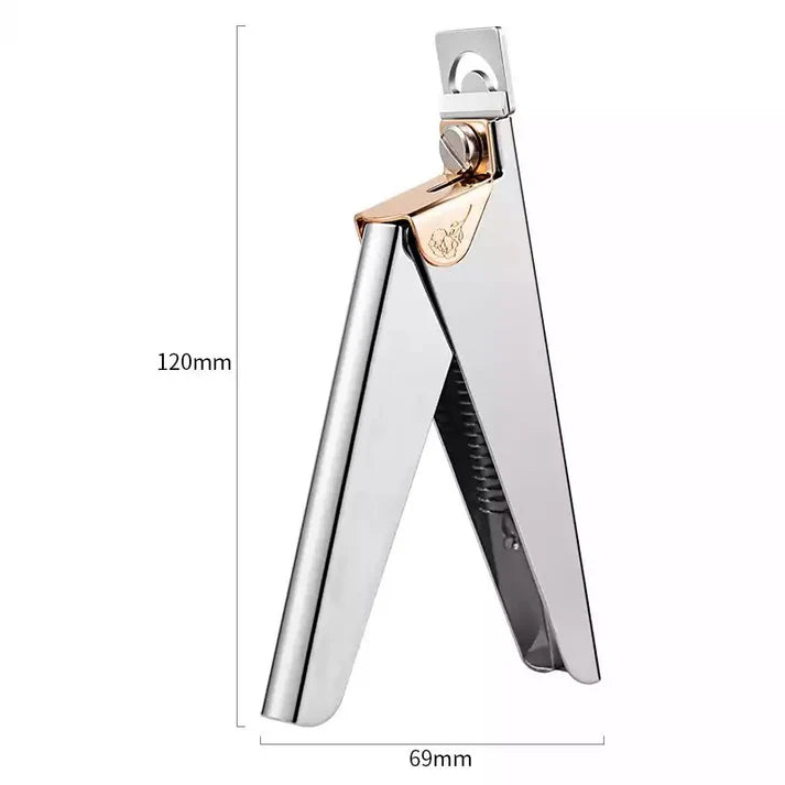 GV857 Stainless Steel U-Shaped Nail Cutter – Precision Nail Edge Trimmer for Professional & Home Use