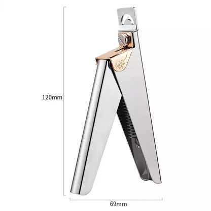 GV857 Stainless Steel U-Shaped Nail Cutter – Precision Nail Edge Trimmer for Professional & Home Use