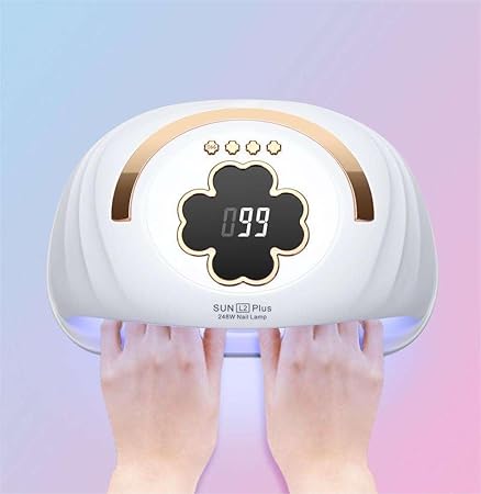GV671 SUN L2 Plus 248W Double Hands UV LED Nail Dryer – Portable Professional Nail Lamp