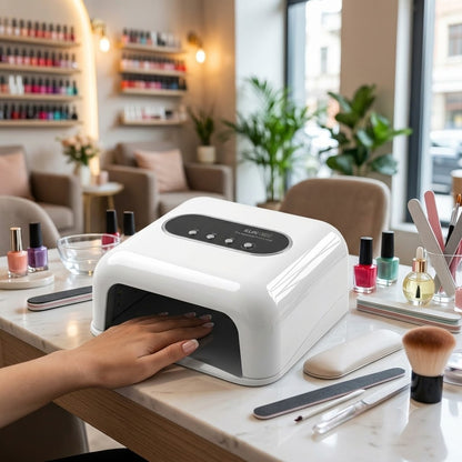 GV1169 SUN S31 Professional 288W UV/LED Gel Nail Curing Lamp – Fast Curing Nail Polish Dryer with Smart Timer