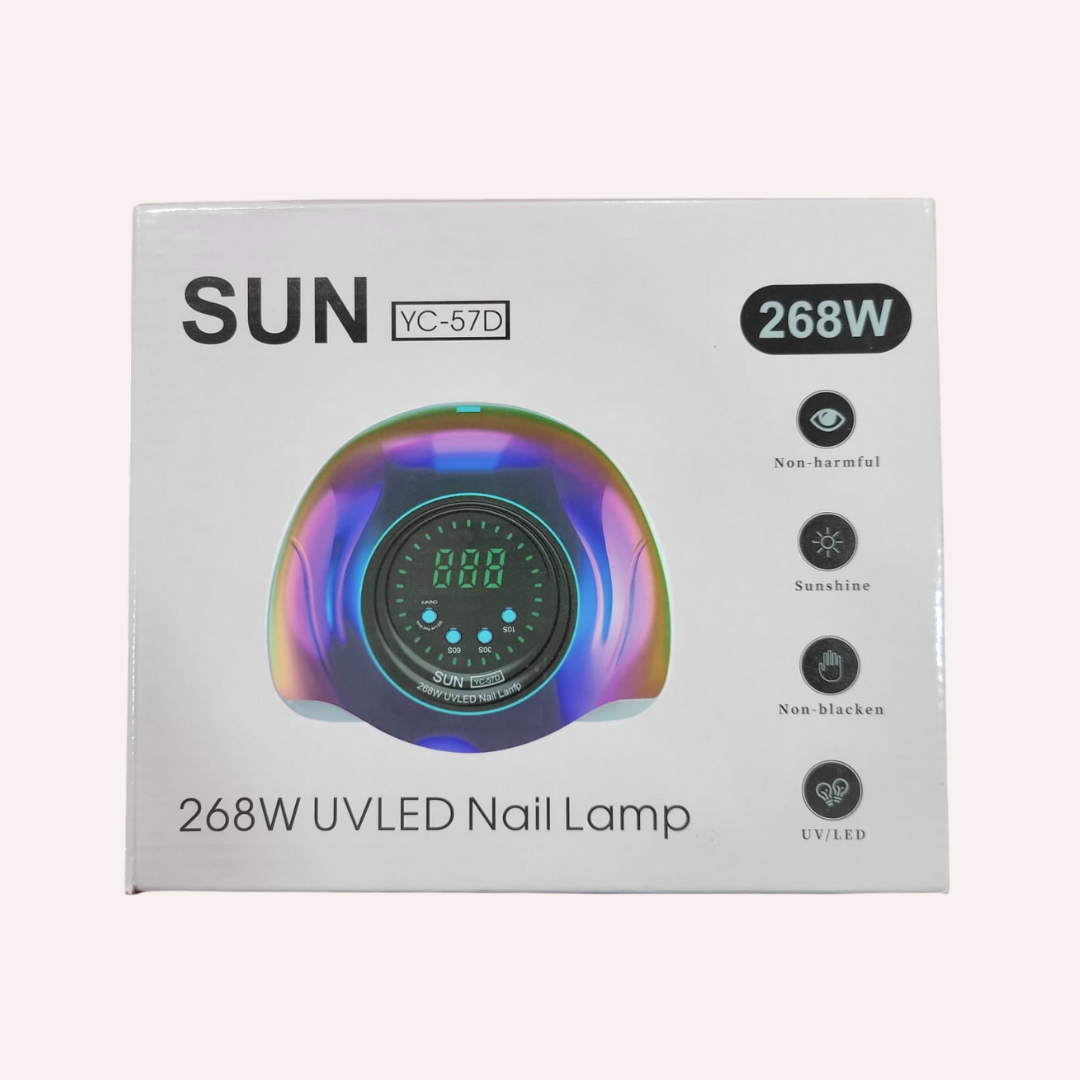 GV682 Sun YC-57D UV LED Nail Lamp 286W – Professional Nail Dryer with Smart Sensor & Multiple Timer Settings