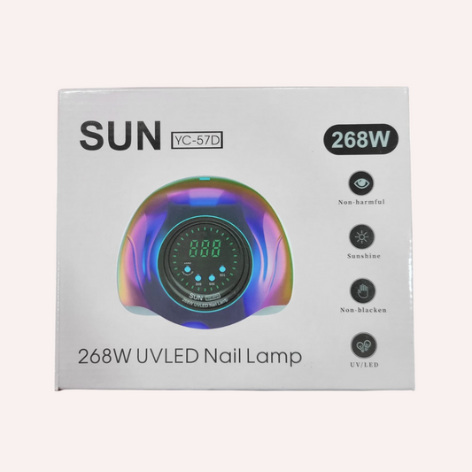 GV682 Sun YC-57D UV LED Nail Lamp 286W – Professional Nail Dryer with Smart Sensor & Multiple Timer Settings