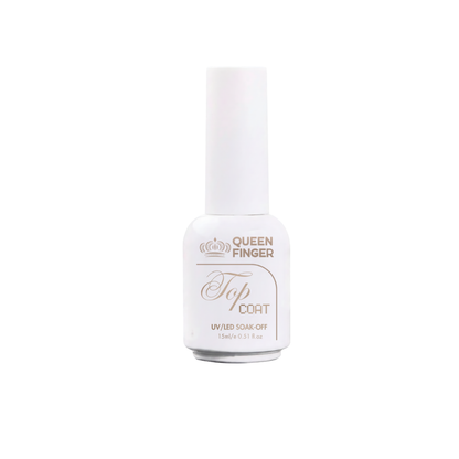 GV941 Queen Finger Gel – High Gloss UV/LED Soak Off No Wipe Top Coat for Long Lasting Nail Shine (15ml)